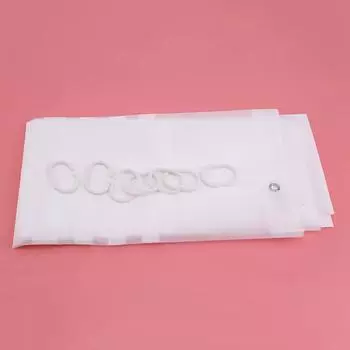 Занавески для душа в полоску для ванны для дома, отеля, ванной комнаты, водонепроницаемая палатка с защитой от плесени с крючками 1.0