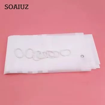 Занавески для душа в полоску для ванны для дома, отеля, ванной комнаты, водонепроницаемая палатка с защитой от плесени с крючками 1.0