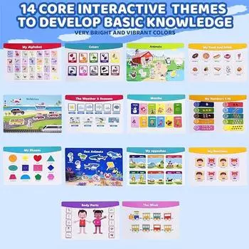 Занятия по книге Дошкольное детсадовское обучение Занятия по книге 14 тем Многоразовые сенсорные игрушки для детей, страдающих аутизмом светло-зеленый