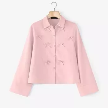 ZANZEA Women Turn Down Collar Loose Casual Btton Blouse S