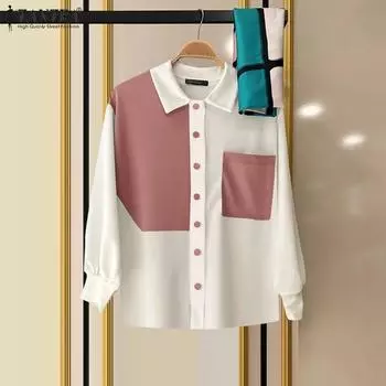 ZANZEA Женская мода цветные карманы рубашки с длинным рукавом S зелёный