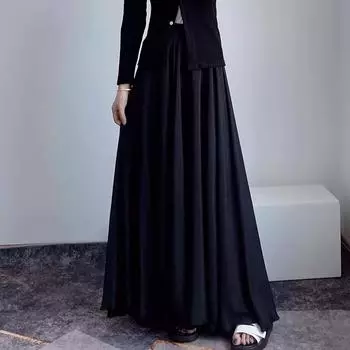 ZANZEA женские повседневные свободные длинные юбки с эластичной резинкой на талии S