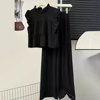 ZANZEA Женский летний повседневный комплект из двух частей: майки и брюки