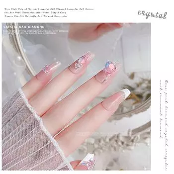 Заостренные нижние стразы для ногтей мини-бриллиантовые подвески для ногтей 3D кристаллы драгоценные камни ювелирные изделия DIY маникюр украшения для ногтей часть 5