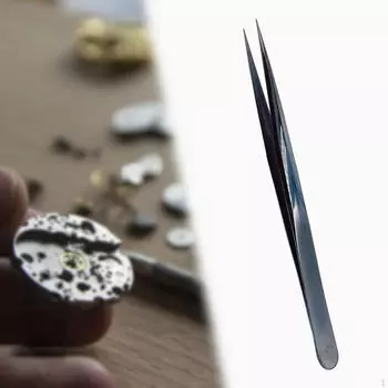 Заостренный пинцет для ремонта часов, для точного обслуживания мелких деталей