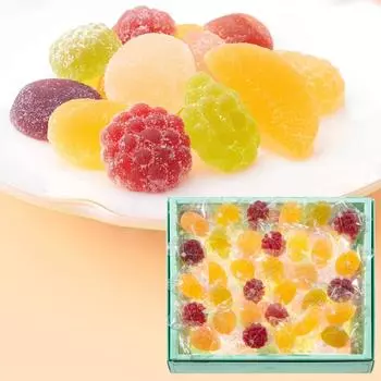 Западные сладости Rokumeikan Megumi no Shizuku 44 штуки 12 видов фруктовых сувенирных конфет (подарочное желе, желе)