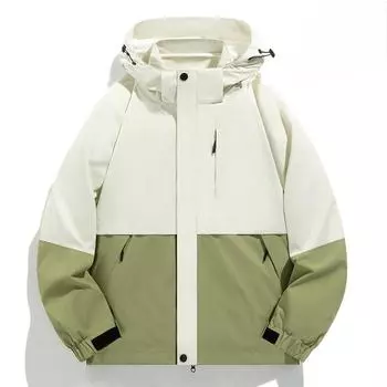 Запаянный альпинистский костюм, повседневная двухкомпонентная куртка, модная универсальная мужская куртка с капюшоном S