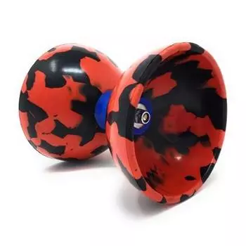 Запасная авоська для набора Diavolo METEOR Marble и (Размер М) 4-х частей (деревянная палка, 10м, в комплекте) (красный черный)