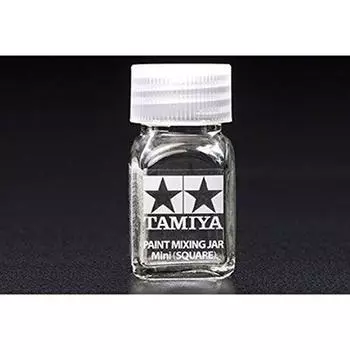 Запасная бутылка TAMIYA Mini (Квадратная бутылка) 1 КОРОБКА (6 шт.) 81043