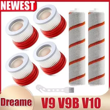 Запасная часть для Xiaomi Dreame V8 V9 V9B V9P XR V10 V11 беспроводной ручной пылесос основная щетка HEPA фильтр светло-желтого