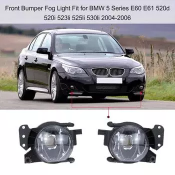 Запасная часть переднего бампера, противотуманная фара, подходит для BMW 5 серии E60 E61 520d 520i 523li 525li 530li