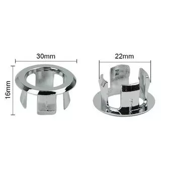 Запасная крышка для перелива, популярные 2 шт., кольцо для пролитой воды, кольцо для перелива, круглое кольцо для раковины, горячая распродажа, пластиковая керамическая раковина, высококачественные принадлежности для ванной комнаты 2