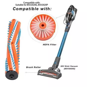 Запасная основная щетка для запасных частей для беспроводного пылесоса BSV2020G BSV2020P