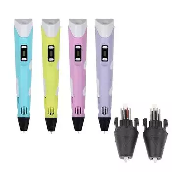 Запасная печатающая головка экструдера сопла для ручки 3D-печати 1-2 поколений 5V