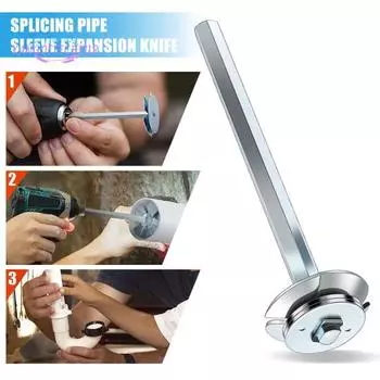 Запасная розетка для сантехнических фитингов из ПВХ, нержавеющая, высокая долговечность, широкая совместимость, резак для развертки труб из ПВХ, практичные сантехнические инструменты 0.5inch