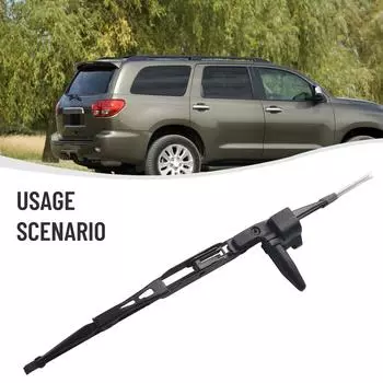 Запасная щетка заднего стеклоочистителя 85242-0C010 ABS Черный