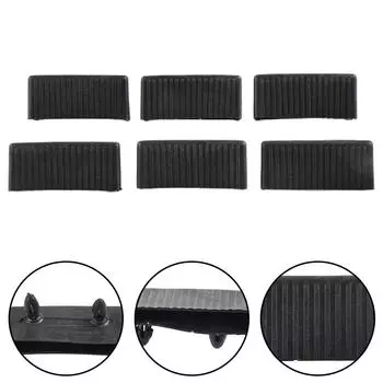 Запасная заглушка для планки кровати, черная пластиковая планка 2,56 X 0,35\