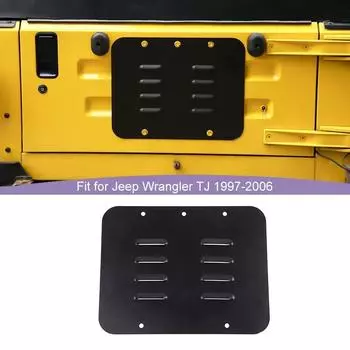 Запасное колесо держатель заливная пластина заглушка багажника вентиляционная пластина крышка для Jeep Wrangler TJ 1997-2006 внешние аксессуары