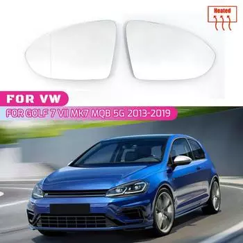 Запасное левое и правое зеркало заднего вида с подогревом для Volkswagen VW Golf 7 VII MK7 MQB 5G 2013-2019