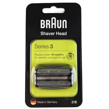 Запасное лезвие для бритвы Braun series 3 21B черное [предмет]