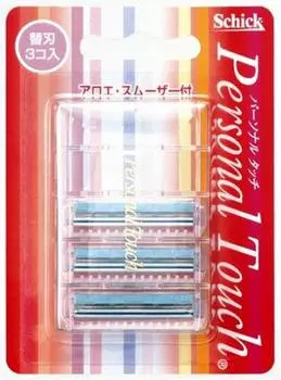 Запасное лезвие Schick Personal Touch (3 куска)