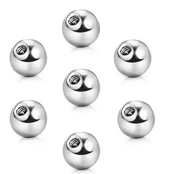 Запасное украшение для лабрета, аксессуары, титановый сплав [1] G23 ball 5mm * used on 1.6 Pole