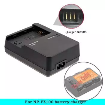 Запасное зарядное устройство NPFZ100 для A7M3 A7RM3 A9 ILCE 9 ILCE A9 A7m3 A9M2 A7R3 A7S3 A7R4 A7M4 7RM3 A6600 A7C UK