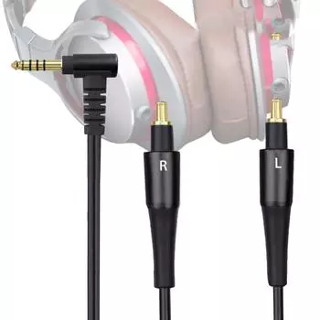 Запасной кабель для подключения гарнитуры и наушников 4.4 и 2x A2DC штекеры для MSR7b/SR9/ESW990h/ES770h/ESW950/ES750