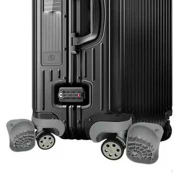Запасной комплект колес для чемодана, запасные части, аксессуары для путешествий серый