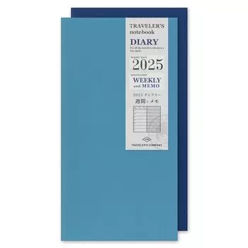 Запасной лист для блокнота 2025 A5 Slim Weekly 14482006 в январе Traveler s (Начиная с 2025 г.)