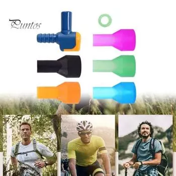 Запасной мундштук для гидратационного пакета с прикусным клапаном и запорным/вкл-выкл. клапаном с 2 разъемами для шлангов и запасными частями с уплотнительным кольцом Аксессуары A