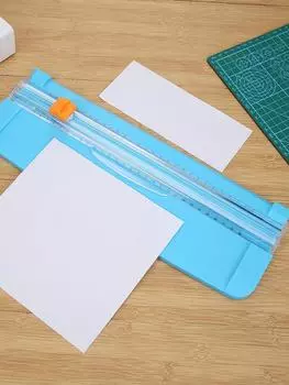 Запасной нож для резака бумаги, скользящий нож для бумаги, удобный с автоматическим предохранителем для фотографий купонов оранжевый