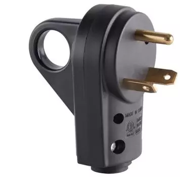 Запасной штекер с ручкой для дома на колесах/прицепа/кемпера, адаптер электрической вилки