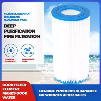 Запасной совместимый патрон фильтра бассейна для открытого бассейна белый