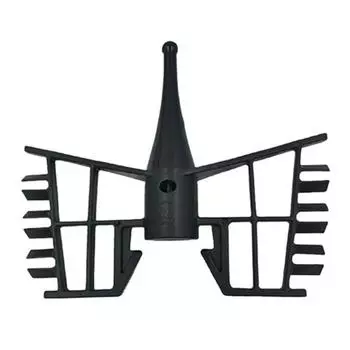 Запасной венчик-бабочка для Monsieur Cuisine Connect, венчик для взбивания яиц, износостойкий пластиковый аксессуар для блендера чёрный