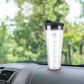 Запасные части для блендера для чашки для смешивания Ninja SS101 на 24 унции с герметичными крышками, с тонким дном