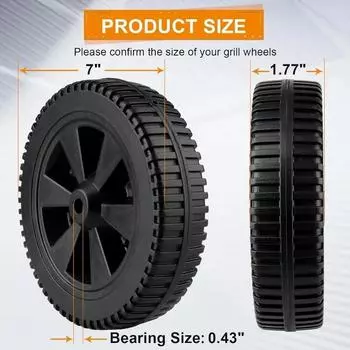 Запасные части для колес гриля Charbroil Различные модели Другие бренды Многофункциональные грили-барбекю Аксессуары для грилей