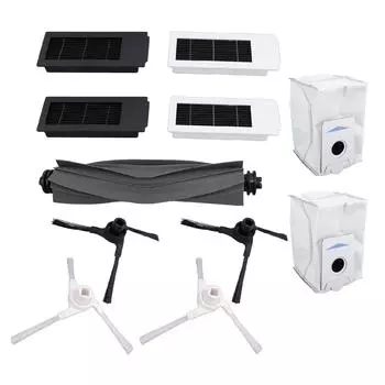 Запасные части для подметального робота Основная щетка Боковая щетка Фильтр сетчатый мешок для пыли Запасные аксессуары для X2