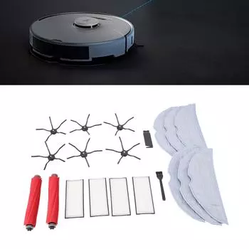 Запасные части для подметальной машины ABS Высокоэффективный пылесборник Основная боковая щетка Фильтр Ragset для Roborock