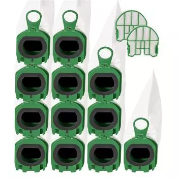 Запасные части для пылесборника, совместимые с пылесосами Vorwerk Kobold VB100 FP100, аксессуары для пылесосов, мешки для пыли CHINA