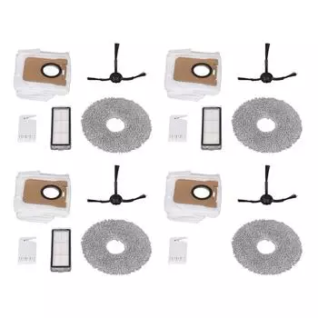 Запасные части для робота-пылесоса, боковая щетка, фильтр, накладка для швабры, мешок для пыли, набор аксессуаров для чистки щеток для D