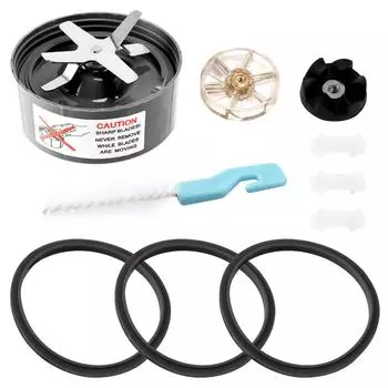 Запасные части для соковыжималки Nutribullet 600 Вт 900 Вт Лезвие экстрактора, резиновая уплотнительная прокладка, амортизатор, верхняя часть мотора, шестерня основания CHINA