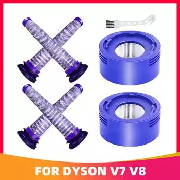 Запасные части фильтра HEPA Pre-Post для беспроводного пылесоса Dyson V7 V8 SV10 SV11 Animal Absolute 965661-01 967478-01