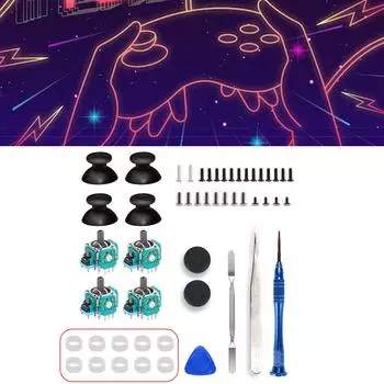 Запасные джойстики для контроллеров P5, отвертка, аналоговый 3D комплект запасных частей для джойстиков, часть джойстиков