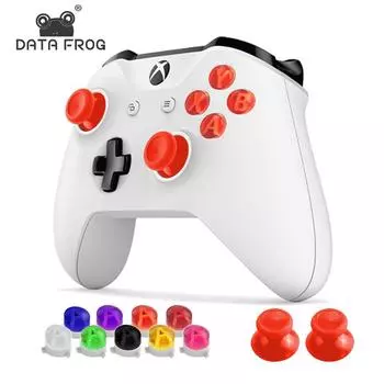 Запасные кнопки DATA FROG, комплект ABXY для Xbox One/Xbox One Slim, запасные части контроллера, кнопка для Xbox One Elite, аксессуары зелёный