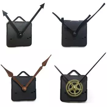 Запасные кварцевые часы, 1 комплект аксессуаров для настенных часов, черные B