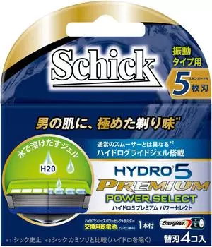 Запасные лезвия Schick Hydro 5 Premium Power Select (4 шт)