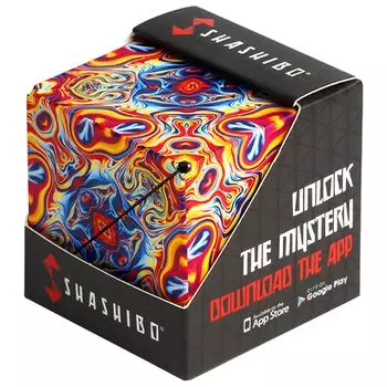 Запатентованный кубик-фиджет SHASHIBO Shapeshift Box с 36 редкоземельными магнитами, трансформирующийся в более чем 70 фигур - отмеченный наградами, - (Разнесенный)