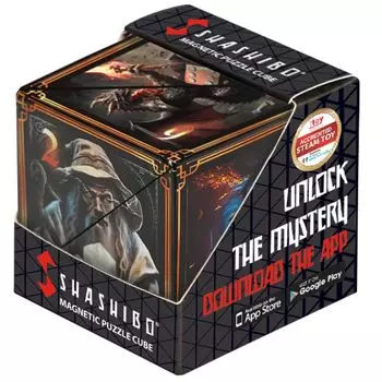 Запатентованный кубик-фиджет SHASHIBO Shapeshift Box с 36 редкоземельными магнитами, трансформирующийся в более чем 70 форм - отмеченный наградами, - (Сказки Овирнии)