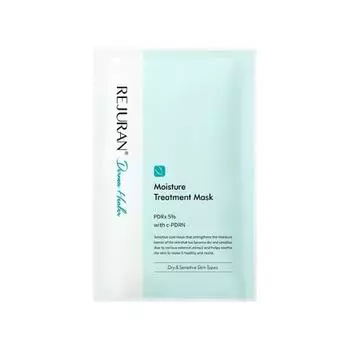 [Запатентованный материал Rejuran_гипоаллергенные безопасные ингредиенты] Rejuran Derma Healer Moisture Treatment Mask Pack, 1 лист (на)